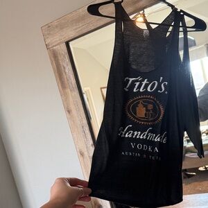 Tito's Black Tank Top for Women